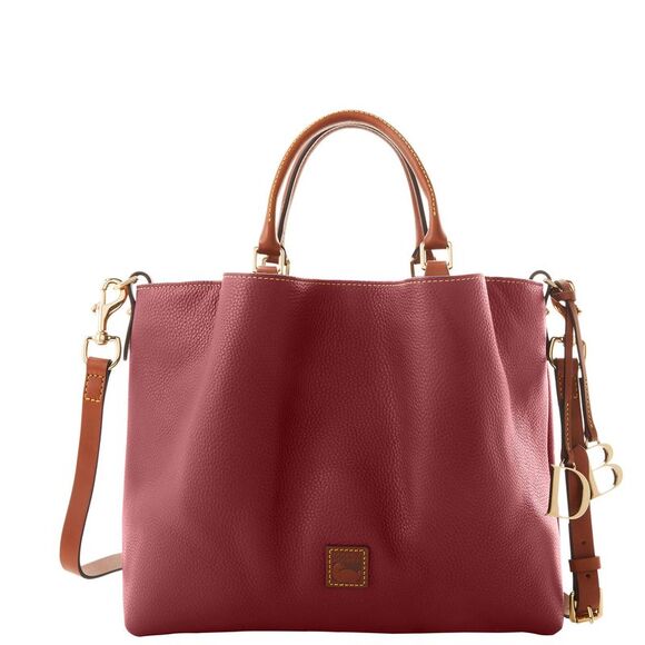 Dooney & Bourke Borsa A Tracolla In Pelle Granulata Pebble Grain – Nero, Con Tracolla Regolabile